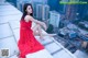 Beauty Crystal Lee ventured into blooming on the roof of a high-rise building (8 photos) P2 No.4d8504