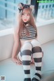 Hanari 하나리, [DJAWA] Catgirl in Stripes Set.01 P12 No.2b40b7