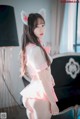 Myua 뮤아, [DJAWA] Catgirl in Pink Set.01 P14 No.a47d86