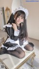 Coser @ 桜 井 宁宁 Vol.030: 双 马尾 黑丝 女仆 (62 photos) P19 No.b4b196 Image No. 87