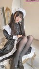 Coser @ 桜 井 宁宁 Vol.030: 双 马尾 黑丝 女仆 (62 photos) P3 No.a38464